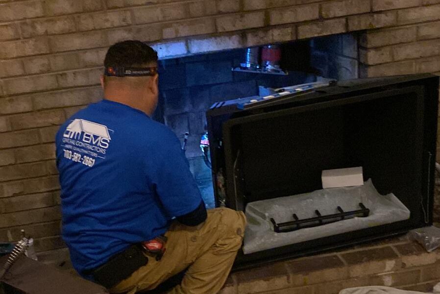 Fire Place Install