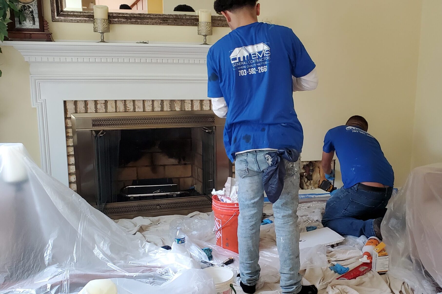Fire Place Install