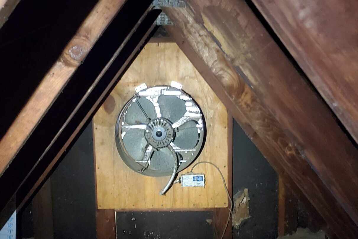 attic fan installation
